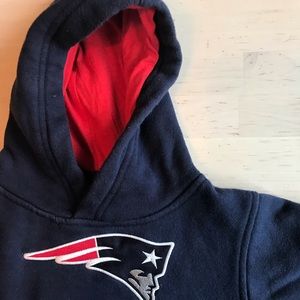 Toddler New England Patriots pull over hoodie